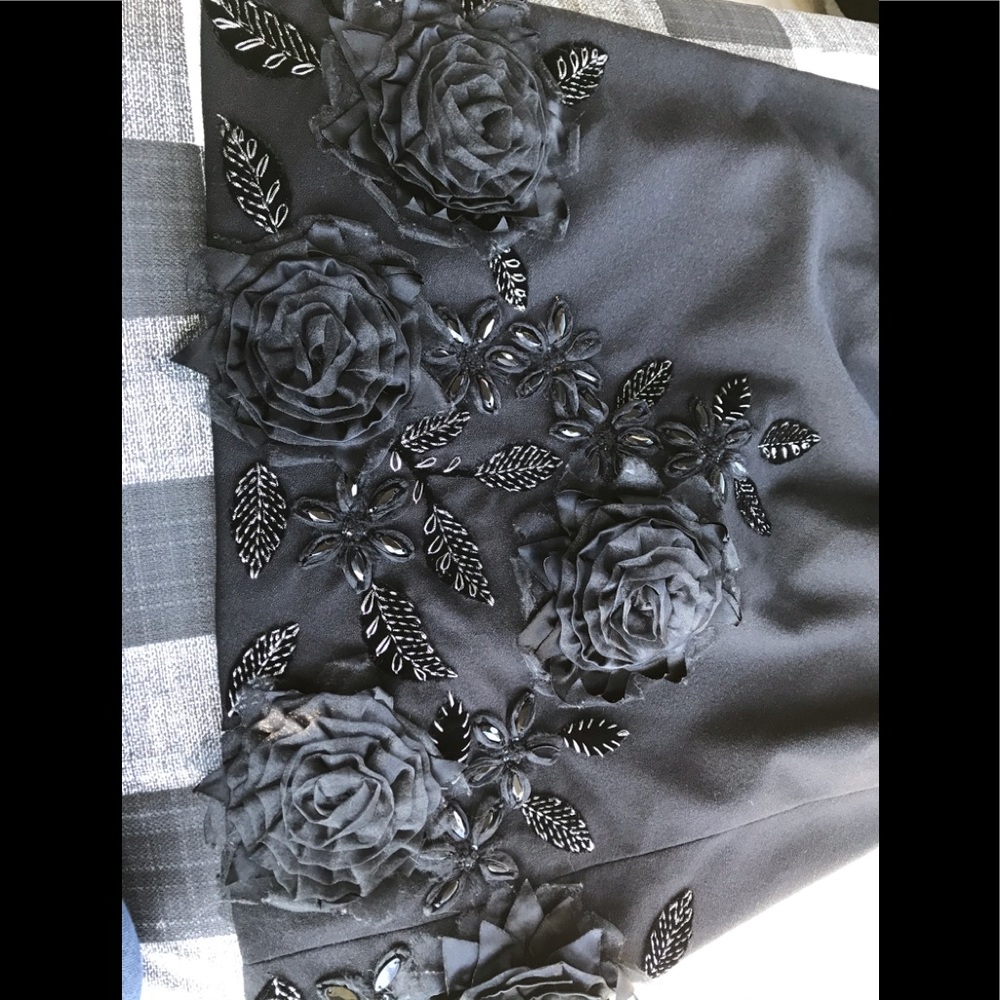BADGLEY MISCHKA wool embellished dress - Picture 13 of 16